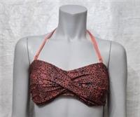 Fatface Women's Lovely Swim Animal Spot Twist Removable Straps Bikini Top UK 10 - 10 Regular