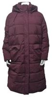 Fatface Womens Harley Long Puffer Hooded Zip Up Shower Resistant Coat UK 24 - 24 Regular