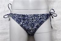 Fatface Womens Swimwear Watercolour Navy White Reversible Bikini Bottoms - 10 Regular