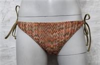 Fatface Womens Swimwear Boheme Knitted Multi-Coloured Side Tie Bikini Bottoms - 18 Regular