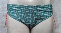 Fatface Womens Swimwear Mcs Ocean Teal Multi-Coloured Bikini Bottoms - 14 Regular
