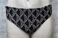 Fatface Womens Swimwear Cayton Reversible Black White Abstract Bikini Bottoms - 18 Regular