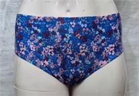 Fatface Womens Swimwear Navy High Waisted Floral Bikini Bottoms UK 14 - 8 Regular
