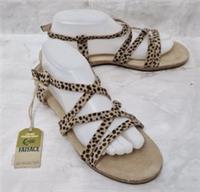 Fatface Womens Leopard Print Strappy Elizabeth Flat Sandals Shoes UK 7 A