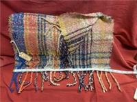 Fat Face Blue/pink Checked Oversized Soft Touch Scarf RRP &pound;29.50 BNWT(g)