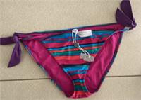 Fat Face Striped Bikini Bottoms Tieside Size 18 BNWT - 18 Regular