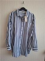 Fat Face Longline Striped Shirt Size uk 10 Bnwt - 10 Regular