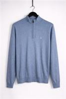 FAT FACE 1/4 ZIP WOOL Jumper - XL - Blue - Mew With Tags - Mens - XL Regular