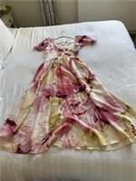 Fat Face BNWT Pink Marlowe Floral Midi Dress Size 8 S Petite &pound;99 Occasion Pocket - 8 Petites
