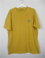 Carhartt mens short Sleeve Jersey Nelson T Shirt Top Size XXL Yellow - 2XL Regular