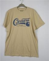 Carhartt mens short Sleeve Jersey Cotton PrintedT Shirt Top Size XL Relaxed Fit - L Regular