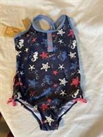 Fat Face ~ Navy Blue Starfish Swimsuit Swimming Costume ~ Age 4-5 Years NEW BNWT