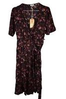 Fat Face Womans Midi Willa Monkeys Dress Pattern Size 10 Summer - NWT - 10 Regular