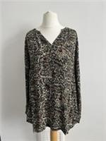 Fat Face Faye Wild Paisley Tunic Top Multicoloured Uk14 Brand New RRP £49.50 - 14 Regular