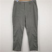 Fat Face Allie Utility Trousers Women's UK 14 Khaki Olive Green Casual Travel - 14 Regular