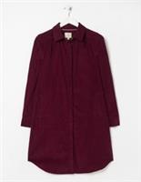 Fat Face Chester Cord Shirt Dress size 22-24 Purple - 24L Regular