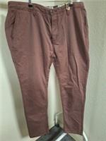 Fat Face Slim Coastal Chinos 34 Waist Long Plum - 42 Regular