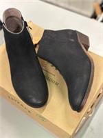 Fat Face ankle boots size 4 Lytham black nubuck leather