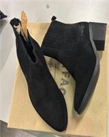 Fat Face black western ankle boots size 6 - Norley western suede leather