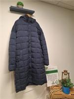 Fat Face Coat Harley Puffer Longline Size 22-24 Navy Blue - 22 Regular