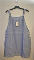 FatFace The National Forest Juniper Stripe Dress Navy Size 18R - 18 Regular