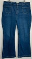 Fat Face Fly Flare Jeans size 24 Dark Blue - 24R Regular