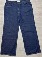 Fat Face Jeans Whitby Wide size 24 Dark Blue - 24S Regular