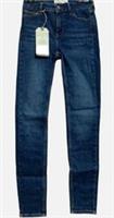 Fat Face Jeans Harlow Super Skinny Size 6 Blue Wash Denim - 6R Regular