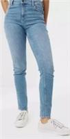 Fat Face Jeans Sway Slim Vintage Pale Blue size 24 - 24R Regular
