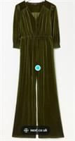 Fat Face Juniper Velvet Jumpsuit Size 24 - 24 24S