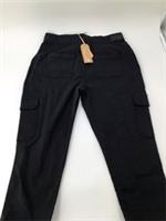 Fat Face Trousers Women's UK 12 Reg Black Hythe Cargo Trousers - 12 Regular