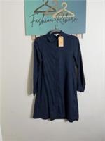 Fat face Blue Long Sleeve Button-Up shirt Dress UK6 NEW #3887 - 6 Regular