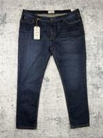 Fat Face Jeans Mens W42 L30 Blue Slim Lean Tapered Casual Denim NWT - 42 Regular