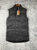 Fat Face Gilet Mens Extra Small Grey Bodywarmer Vest Quilted Sleeveless - XS Regular