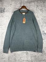 Fat Face Jumper Mens 2XL Blue Knitwear Sweater Crew Neck Pullover Casual - 2XL Regular