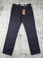 Fat Face Trousers Mens W30 L30 Blue Straight Leg Chino Casual - 30 Regular