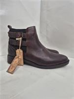 Fat Face Dalby Chelsea Ankle Boots Womens UK 7 Brown Leather New