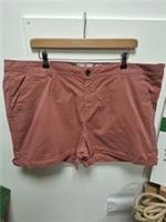 Fat Face Padstow Chino Shorts Dusky Pink Size 22 - 22 Regular