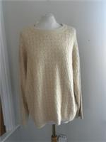 Fat Face Gracie Jumper Light Yellow Woven Design Size Uk 14 Rrp &pound;52 Bnwt - 14 Regular