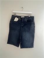 Fat Face Bisley Denim Bermuda Mid Blue Shorts Size Uk 12 Rrp &pound;44 Bnwt
