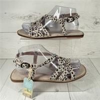 Fatface Estelle Sandals UK 6 suede dotty buckle straps Ladies Comfort RRP £49.50