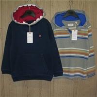 Fat Face Boys 2 x Blue Jersey Hoodie Hooded Jumper Top Bundle Age 4-5 110cm