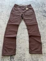 Fat Face Trousers Mens W30 L30 Burgundy Slim Tapered Chino Casual NWT - 30 Regular