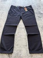 Fat Face Trousers Mens W42 L32 Blue Straight Leg Chino Casual - 42 Regular