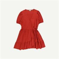 FatFace Womens Red Wrap Dress Size 18