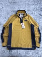 Fat Face Jumper Mens Extra Small Yellow Airlie 1/4 Zip Pullover Sweatshirt Heavy - XS Regular