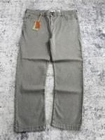 Fat Face Jeans Mens W42 L30 Grey Straight Casual Zip Fly NWT - 42 Regular