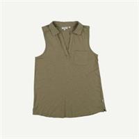 FatFace Womens Khaki Sleeveless Top Size 8