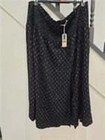 Fat Face Black Skirt, Size 24 - 24 Regular