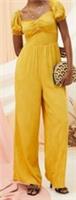 Fatface Acacia Jumpsuit Golden Yellow Sizes 22 - 24